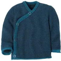 Disana - Kid's Mélange Jacket - Chaqueta de merino size 50/56, azul