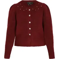 Faina Cárdigan rojo oscuro