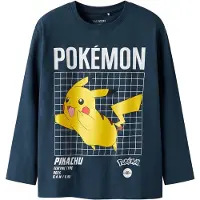 TWO SOON Camiseta 'Pokémon' azul cian / amarillo / rosé / negro