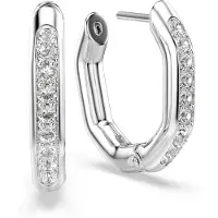 Swarovski Pendientes 'Dextera' plata / transparente