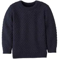 Disana - Kid's Aran-Pullover - jersey de lana size 122/128, azul