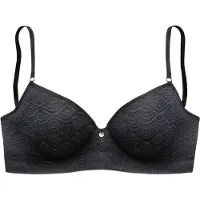 LASCANA Sujetador gris oscuro / negro