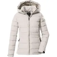 Killtec Chaqueta de montaña 'KOW 10' gris claro / blanco
