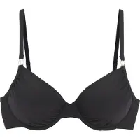 LASCANA Top de bikini negro