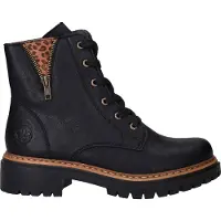 Rieker Botas 'Stiefel Damen 72617-00 Echtleder in schwarz' negro