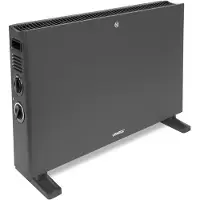 Vonroc Calefactor de convección - 2000W - Blanco | Turbo Fan y 2 ajustes de calefactor