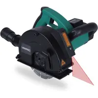 Vonroc Rozadora de paredes 1700W - 150mm | con guía láser y 2 discos de diamante