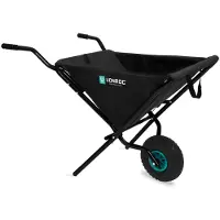 Vonroc Carretilla plegable de 50 litros| 30 kg. de capacidad de carga
