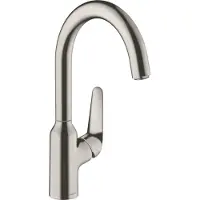 Hansgrohe M42, lavabo, acero inoxidable