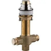 Hansgrohe Cuerpo base de para desagüe de bañera, compatible con grifería de bañera de 4 orificios