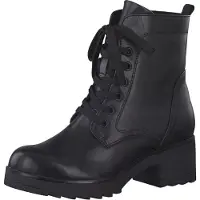Marco Tozzi Botines con cordones negro