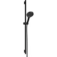 Hansgrohe Juego de ducha Rainfinity, modelo 3jet, con barra de 90 cm, manguera de 160 cm, color mate, 1 unidad.