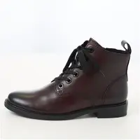 Marco Tozzi Botines con cordones burdeos