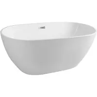 Hak Aqualine DOURO, bañera independiente de 150x82 cm, color blanco