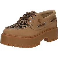 Timberland Stone Street Boat Shoe Medium Beige Nubuck Talla: 37 | Outlet | Mujer | Marrón