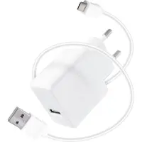 Dcu Tecnologic Cargador Usb + Cable Tipo C 1m 2.4a 5v