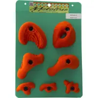 Metolius - Super 7 Set Naturals - Presas de escalada size 7 Holds, naranja