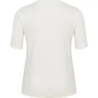 KAFFE CURVE Camiseta 'Carina' blanco natural