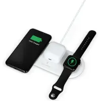 Ksix Cargador Inalámbrico Qi 3 En 1 15w