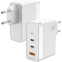 Aisens Cargador De Pared Gan Usb-c Y Usb-c 100w