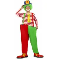 Viving Costumes Camiseta De Aro De Payaso Con Pantalones De Tirantes Y Disfraz De Aro