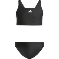 Adidas Moda de baño deportiva '3-Stripes V-Back Bikini' negro / blanco
