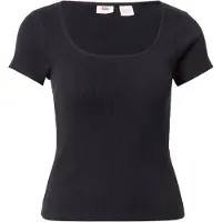 Levi's Camiseta 'Essential Square Neck Tee' negro