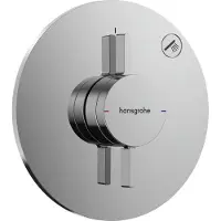 Hansgrohe Grifo empotrado DuoTurn S, acabado cromado, para un solo caudal, 1 unidad.