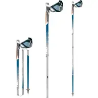 TSL Outdoor - Bastones de trail/running - Trail A4 Cork Azur Sht de Aluminio - Talla 125 cm - Azul