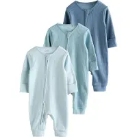 Next Pijama entero/body zafiro / azul oscuro / azul pastel