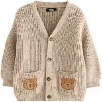 Next Cárdigan beige / caramelo / negro