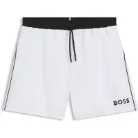 BOSS para hombre. 50514429 Bañador Starfish blanco (XL), Beachwear, Poliéster, outlet 2026.
