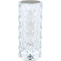 Globo Lámpara de mesa inalámbrica con batería, regulador táctil, lámpara de mesa de cristal, regulable, modelo 28071