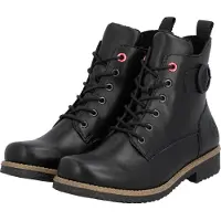 Rieker Botines con cordones arena / negro