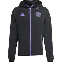 Adidas Chaqueta deportiva 'Manchester United Tiro 25 Competition' lila / negro