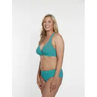 Vivid Top de bikini azul cian