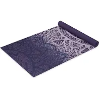 Gaiam - 4 mm Classic Printed Yoga Mat - Esterilla de yoga size 173 x 61 x 0,4 cm, morado