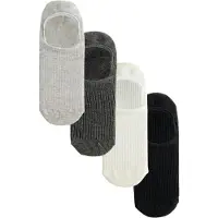 Next Calcetines invisibles gris oscuro / gris moteado / negro / blanco