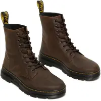 Dr. Martens - Combs Leather Crazy Horse - Botas informales size 6,5, marrón