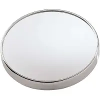 Hak Espejo de maquillaje Gedy con ventosas, diámetro 150 mm, de doble cara, cromado