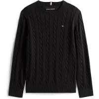 Tommy Hilfiger Jersey 'Essential Cable' negro
