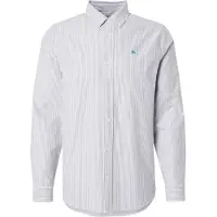 Scotch & Soda Striped Regular-fit Oxford Shirt Thyme Stripe Talla: M | Camisas Casuales Outlet | Hombre