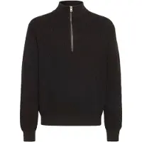 !Solid Jersey ' SDRIVER HALFZIP ' negro
