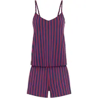 LASCANA Pijama de pantalón corto navy / baya