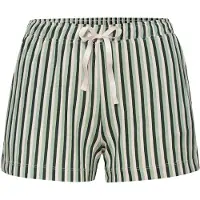 s.Oliver Pantalón de pijama verde claro / verde oscuro / blanco
