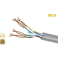 Phasak Cable De Red Phr 6100 Cat6 Bobina 100 M