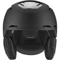 Uvex - Cascos esquís hombre - Resolution Black Matt - Talla 52-55 cm - Negro