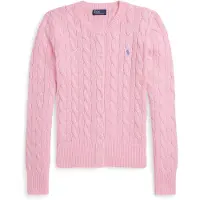 Ralph Lauren para mujer. 211971868010 Cárdigan de algodón en punto de ochos rosa (M), Casual, outlet 2026.