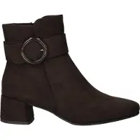 Marco Tozzi Botas de tobillo marrón oscuro