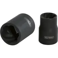 Ks Tools 913.3858, Punta de impacto, color negro, 1 unidad, 3/8", métrica, 8 mm